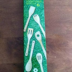 Bamboo cooking utensil set NEW